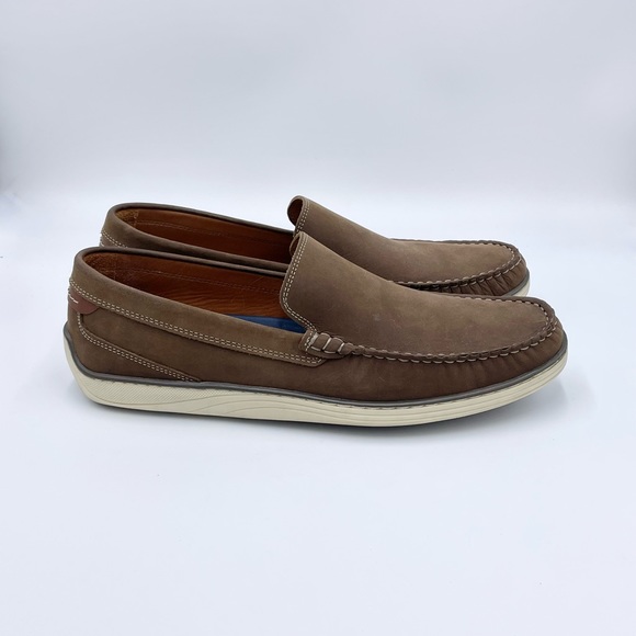 Johnston & Murphy Venetian Full Grain Brown Leather Slip On Loafer Men’s 11.5 main image 12